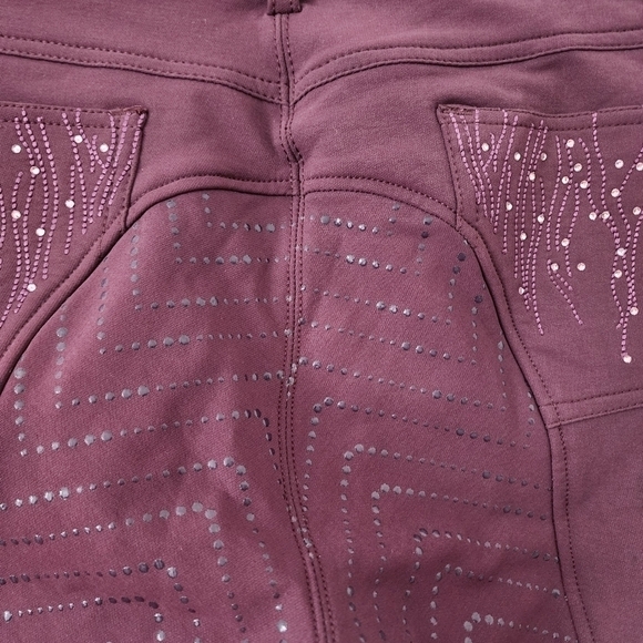 Montar Layla Equestrian Breeches High Rise Riding Horse Pants Size 12 - Picture 13 of 16